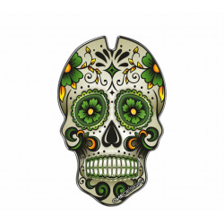 Protection réservoir Onedesign Universel Green Skull with domed zones