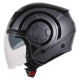 Casque Moto Jet Vito Isola Gris / noir Brillant