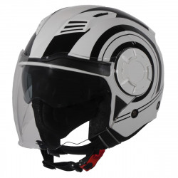 Motorcycle helmets Vito Jet Isola White / Black Gloss