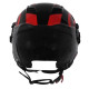 Motorradhelm Vito Jet Isola Rot / Schwarz Hochglanz