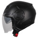 Casque Moto Jet Vito Isola Noir Mat