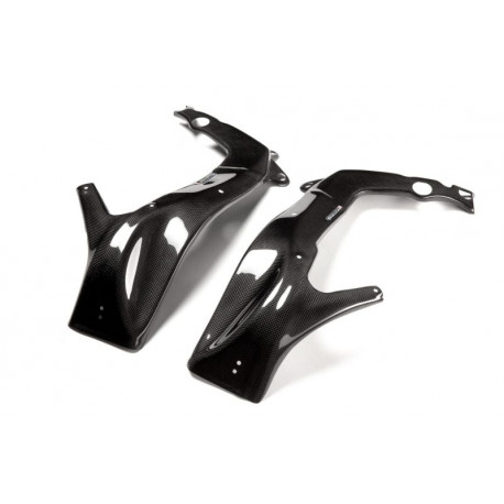 Carbon fiber Frame protectors - Carbone2Race - Kawasaki ZX-6R 2009-24