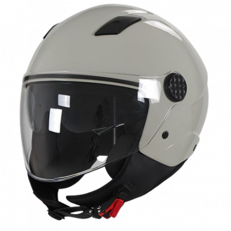 Casque Moto Jet Vito Sarenta Blanc