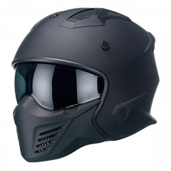 Motorcycle helmets Vito Jet Bruzano Matte Black