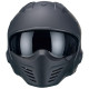 Motorcycle helmets Vito Jet Bruzano Matte Black