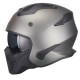 Motorcycle helmets Vito Jet Bruzano Matte titanium