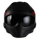 Motorcycle helmets Vito Jet Bruzano Matte black / Red