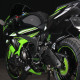 Onedesign Tankschutz Seitlichside Kawasaki Ninja ZX 6R 2009-19 // Ninja ZX 636 2012-20 Black