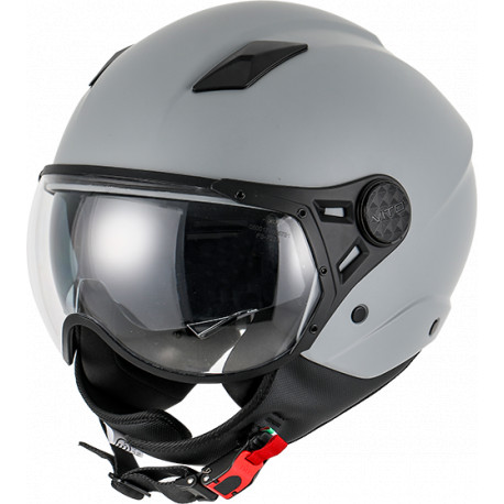 Casque Moto Jet Vito Lavori Gris Mat