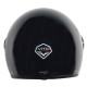 Casque Moto Jet Vito Loreto Noir Brillant