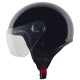 Casque Moto Jet Vito Loreto Noir Brillant