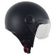 Casque Moto Jet Vito Loreto Noir Mat