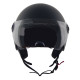 Casque Moto Jet Vito Loreto Noir Mat