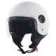 Motorradhelm Vito Jet Loreto Weiss Glanz