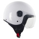 Casque Moto Jet Vito Loreto Blanc Brillant