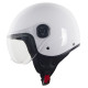 Casque Moto Jet Vito Loreto Blanc Brillant