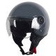 Casque Moto Jet Vito Loreto Gris Nardo