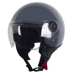 Motorradhelm Vito Jet Loreto Grau Nardo