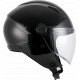 Casque Moto Jet Vito Uno Noir Brillant