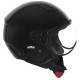 Casque Moto Jet Vito Moda Noir Brillant