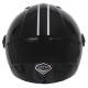 Casque Moto Jet Vito Moda Noir Brillant