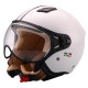 Motorcycle helmets Vito Jet Moda Gloss White