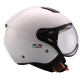 Casque Moto Jet Vito Moda Blanc Brillant