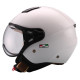 Casque Moto Jet Vito Moda Blanc Brillant