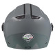 Casque Moto Jet Vito Moda Gris Nardo