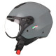 Casque Moto Jet Vito Moda Gris Nardo