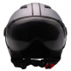 Motorradhelm Vito Jet Moda Mattgrau