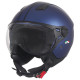 Casque Moto Jet Vito Moda Bleu Mat