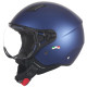 Casque Moto Jet Vito Moda Bleu Mat