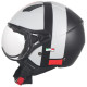 Motorcycle helmets Vito Jet Moda White / Black / Red