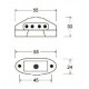 Rectangular License plate illuminating device CHAFT