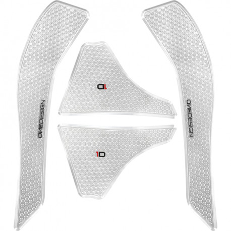 Onedesign side tank protection HDR side Honda CRF 250 / 450 2017-20 Transparent