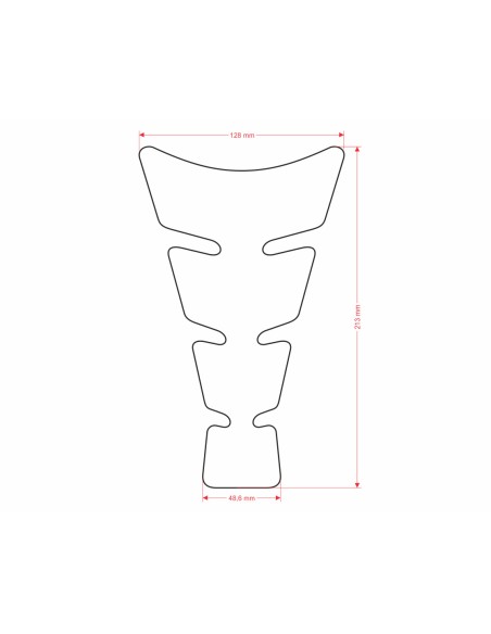 Onedesign Tankschutz Universel Spirit shape logo Fazer black on transparent