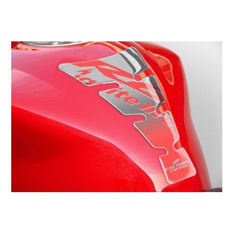 Onedesign Tankpad Universel Spirit shape logo R6 silver on transparent