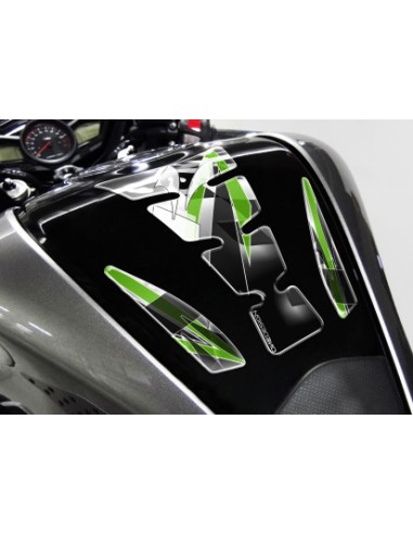 Onedesign Tankpad Universel Spirit shape logo Kawasaki Grey