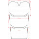 Onedesign Tankschutz Logo GS Adventure Blue 109,8 x 199,4 mm