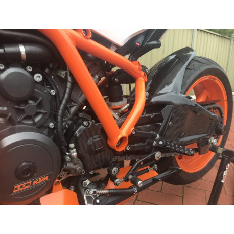 Garde boue arrière en fibre de Carbone - Carbone2Race - KTM RC8/ 2008-18