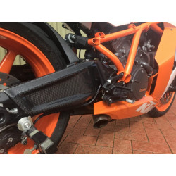 Carbon fiber Swingarm guards - Carbone2Race - KTM RC8/ 2008-18