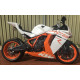 Protections de bras oscillant en fibre de Carbone - Carbone2Race - KTM RC8/ 2008-18