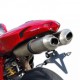 Support de plaque Moto-parts pour Ducati 848 / EVO- 07-13 / 1098 / S / R 07-08 / 1198 / S / SP / R 09-11