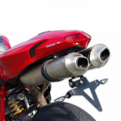 Moto-parts Kennzeichenhalter - Ducati 848 / EVO- 07-13 / 1098 / S / R 07-08 / 1198 / S / SP / R 09-11