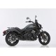 Komplettanlage Falcon Double Groove schwarz für Kawasaki Vulcan's 15-16