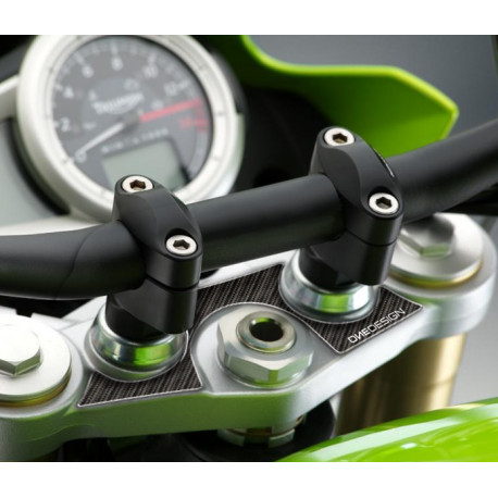 Onedesign Upper triple tree clamp Protection - Triumph Street Triple 2007-14