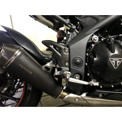 Plaques de talon en fibre de Carbone - Carbone2Race - TRIUMPH Speed ​​Triple 1050 2011-20 S / RS