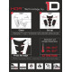 Onedesign Tankschutz Universel Black edition lava 134 x 230 mm