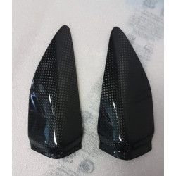 Carbon fiber Tank side guards ( small ) - Carbone2Race - YAMAHA R1 / 2015-24